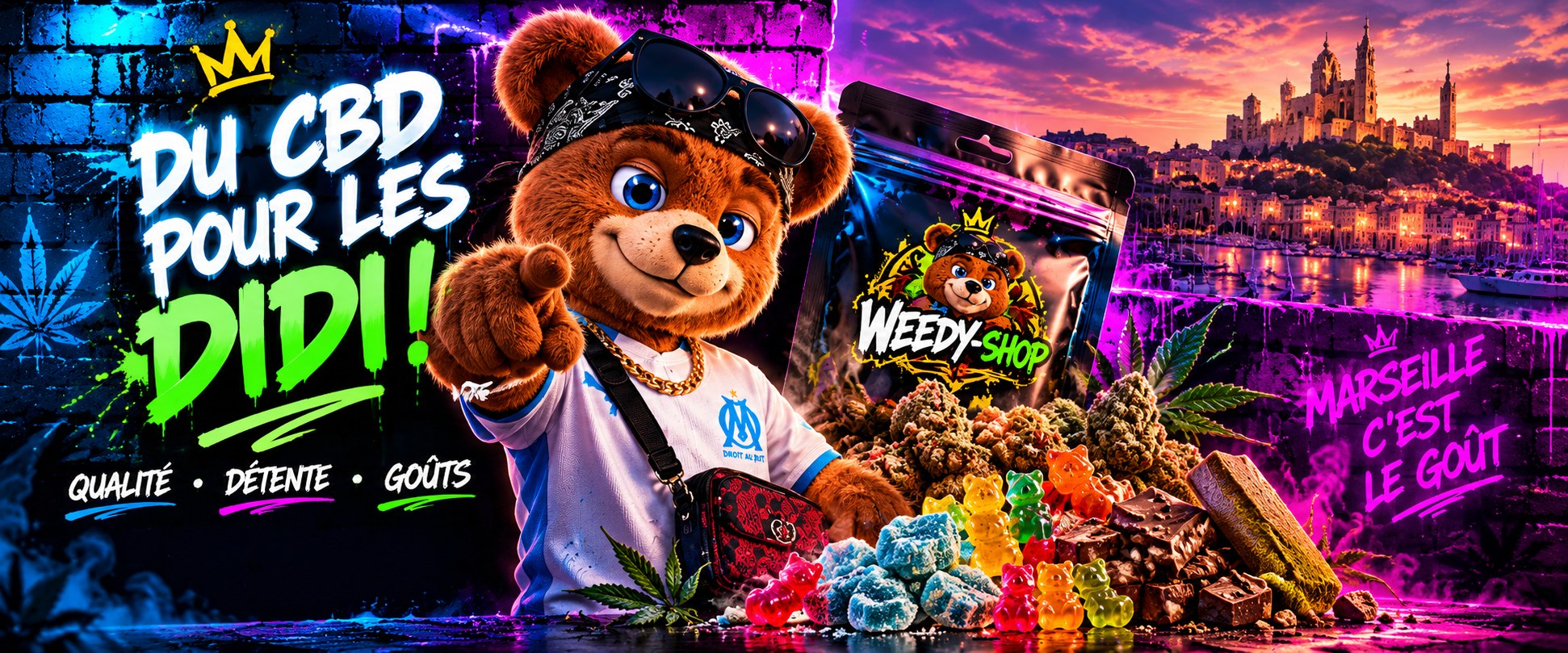 Du CBD pour les Didi ! Weedy à Marseille.